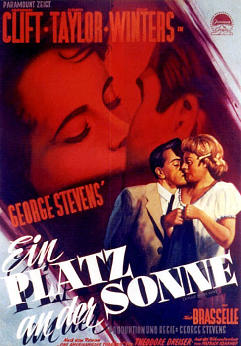 Plakatmotiv: Ein Platz an der Sonne (1951)