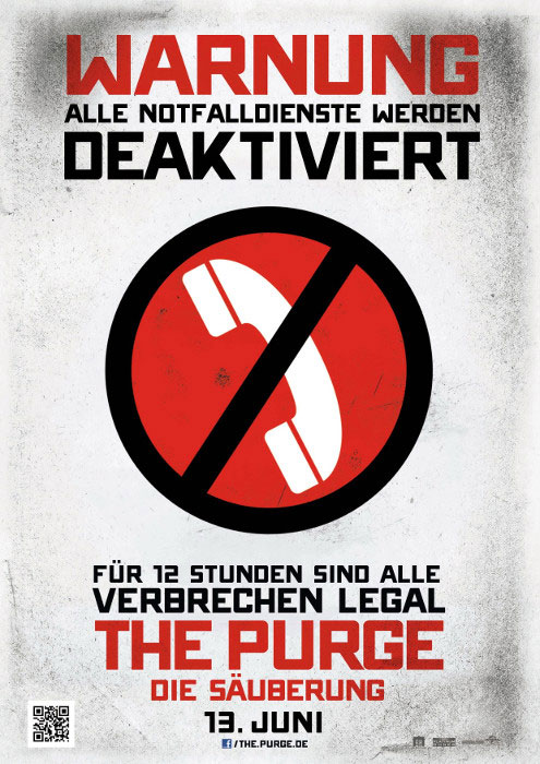 Plakatmotiv: The Purge &ndash; Die S&auml;uberung (2013)