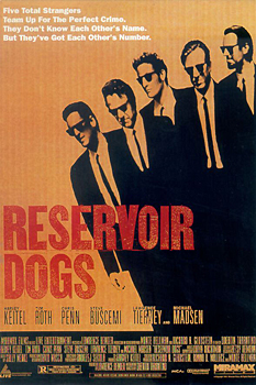 Kinoplakat (US): Reservoir Dogs