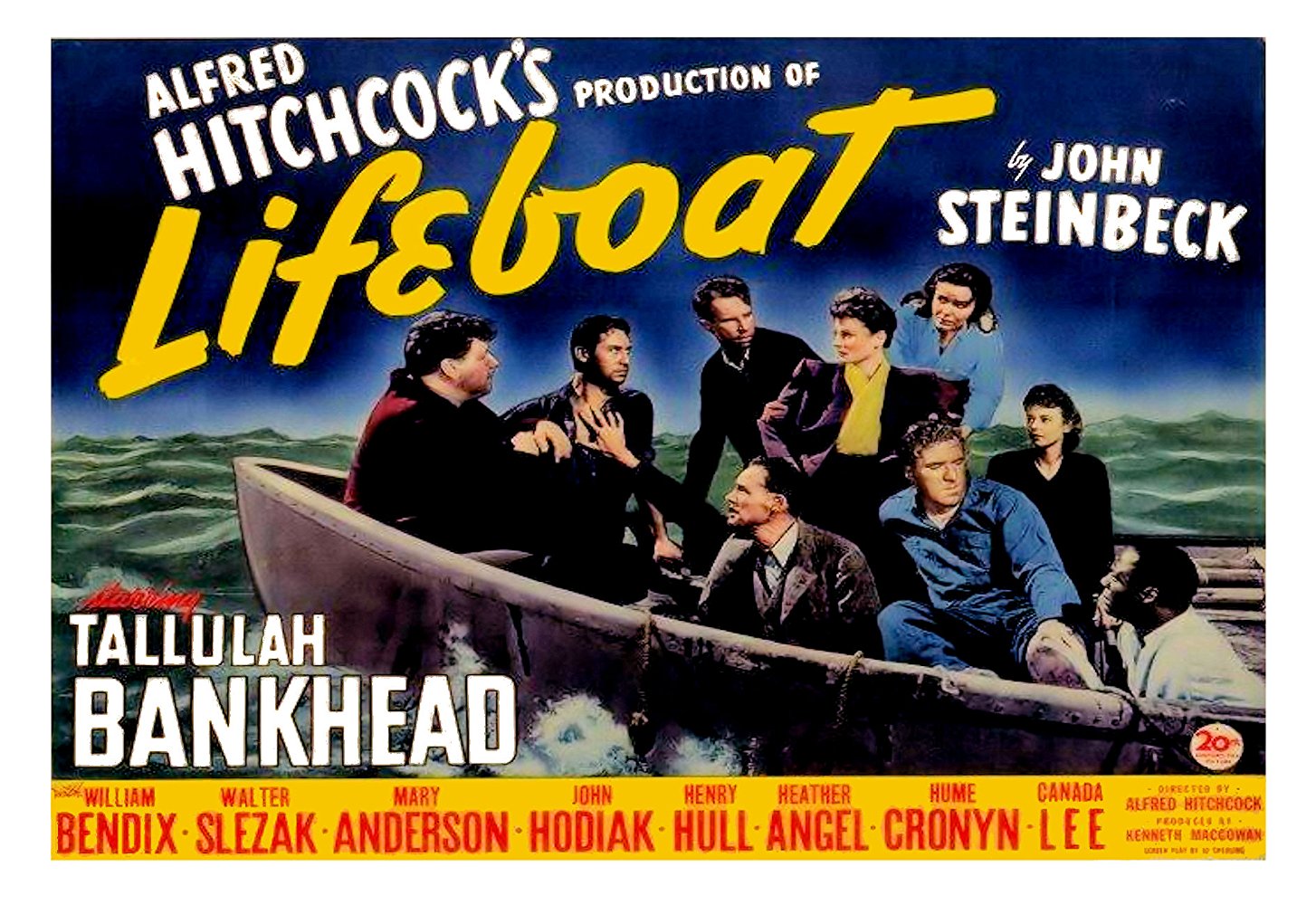 Plakatmotiv (US): Lifeboat – Das Rettungsboot Plakatmotiv (US): Lifeboat – Das Rettungsboot