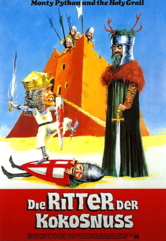 Plakatmotiv: Die Ritter der Kokosnuss (1975) Plakatmotiv: Die Ritter der Kokosnuss (1975)