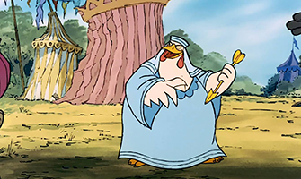 Lady Kluck, Kammerzofe von Maid Marian in Walt Disneys Robin Hood