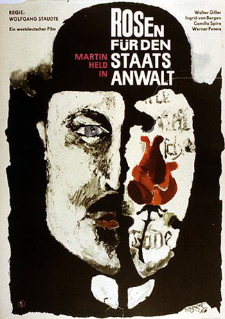 Plakatmotiv: Rosen f&uuml;r den Staatsanwalt (1959)