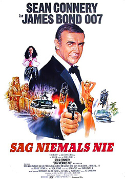 Plakatmotiv: James Bond 007 &ndash; Sag niemals Nie (1983)
