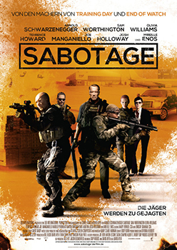 Kinoplakat: Sabotage Kinoplakat: Sabotage