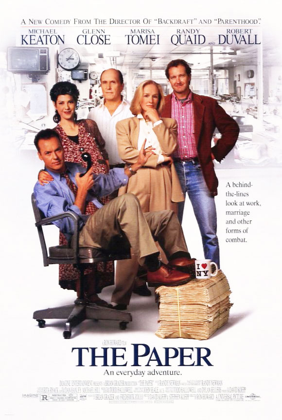 Plakatmotiv (US): The Paper &ndash; Schlagzeilen (1994)