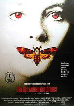 Plakatmotiv: Das Schweigen der Lämmer (1991) Plakatmotiv: Das Schweigen der Lämmer (1991)