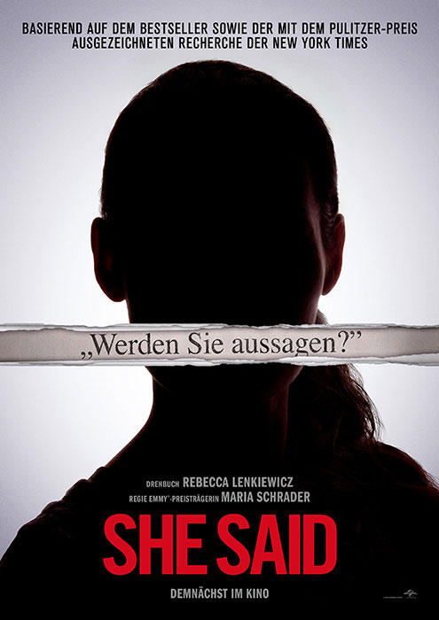 Plakatmotiv: She said (2022)