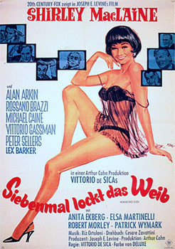 Plakatmotiv: Siebenmal lockt das Weib (1967)