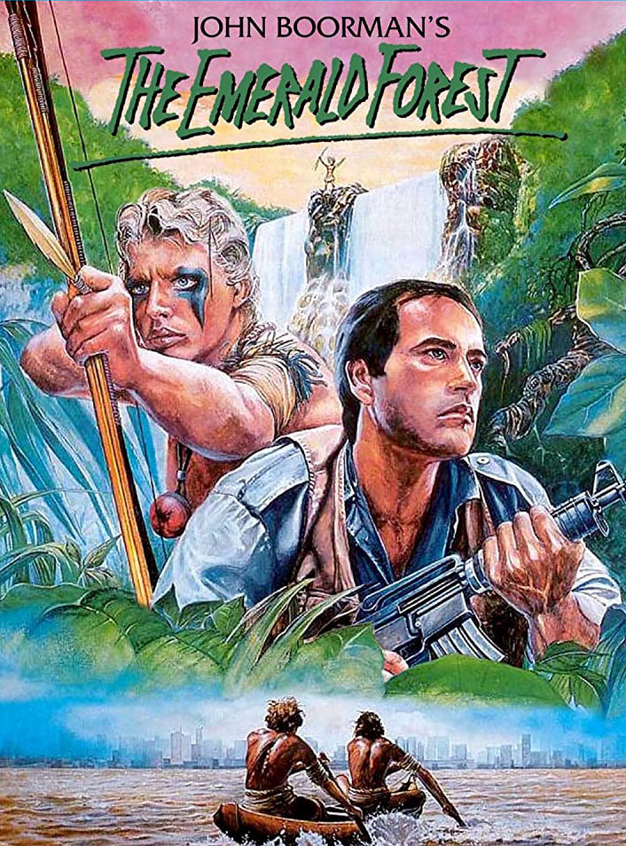 BluRay-Cover (US): The Emerald Forest &ndash; Der Smaragdwald (1985)