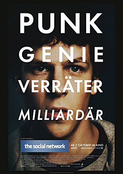 Kinoplakat: the social network