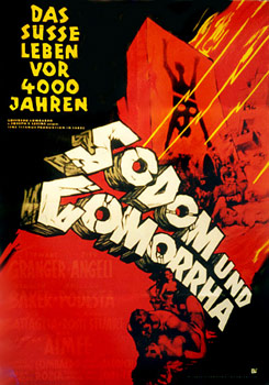 Plakatmotiv: Sodom und Gomorrha (1962)