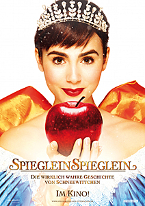 Teaserplakat: Spieglein, Spiegeln &ndash; Lily Collins ist Schneewittchen
