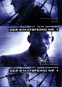 Plakatmotiv: Der Staatsfeind Nr. 1 (1998) Plakatmotiv: Der Staatsfeind Nr. 1 (1998)