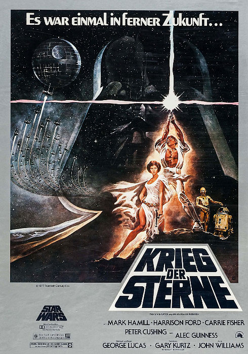 Plakatmotiv: Krieg der Sterne (1977) Plakatmotiv: Krieg der Sterne (1977)