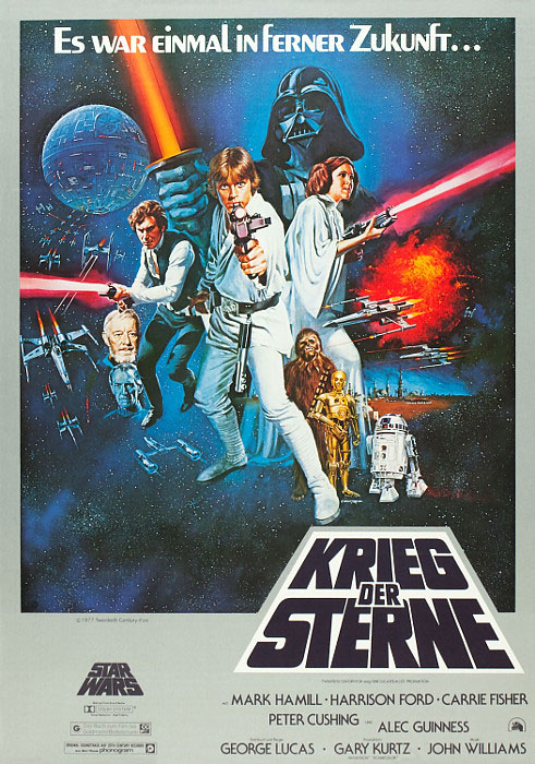 Plakatmotiv: Krieg der Sterne (1977)