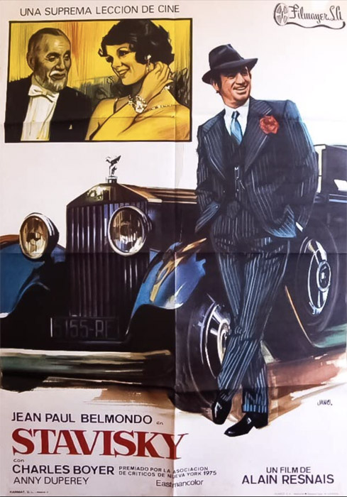Plakatmotiv (It.): Stavisky (1974)