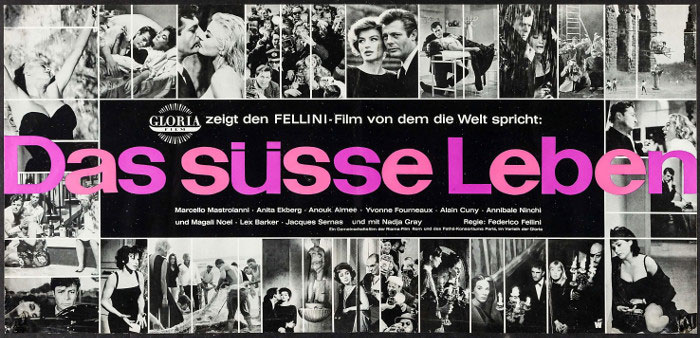 Plakatmotiv: Das s&uuml;&szlig;e Leben (1960)
