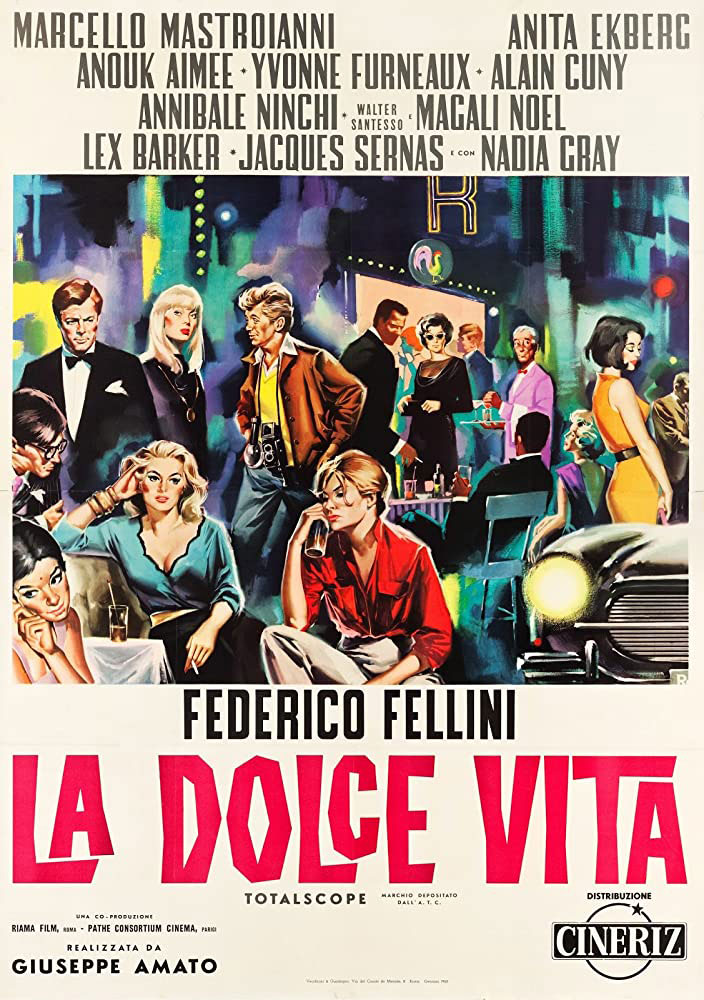 Plakatmotiv (I.): La Dolce Vita &ndash; Das s&uuml;&szlig;e Leben (1960)