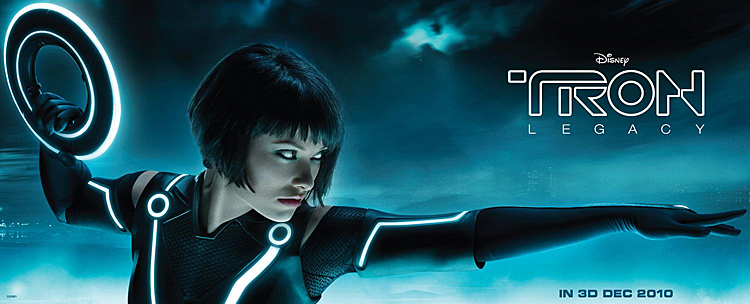Character-Motivplakat f&uuml;r Tron (2010) &ndash; Legacy: Quorra (Olivia Wilde)
