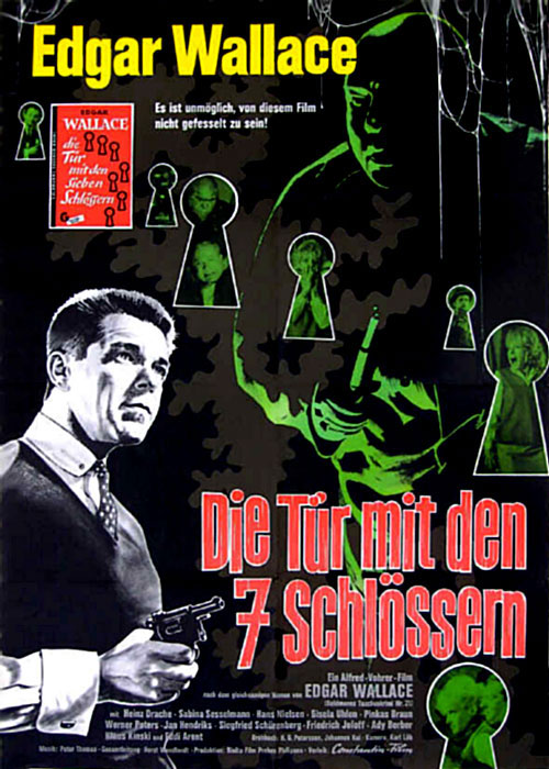 Plakatmotiv: Die T&uuml;r mit den 7 Schl&ouml;ssern (1962)