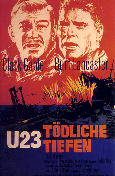 Plakatmotiv: U 23 &ndash; T&ouml;dliche Tiefen (1958)