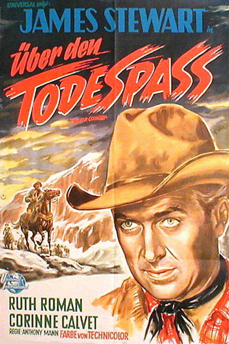 Plakatmotiv: &Uuml;ber den Todespass (1954)