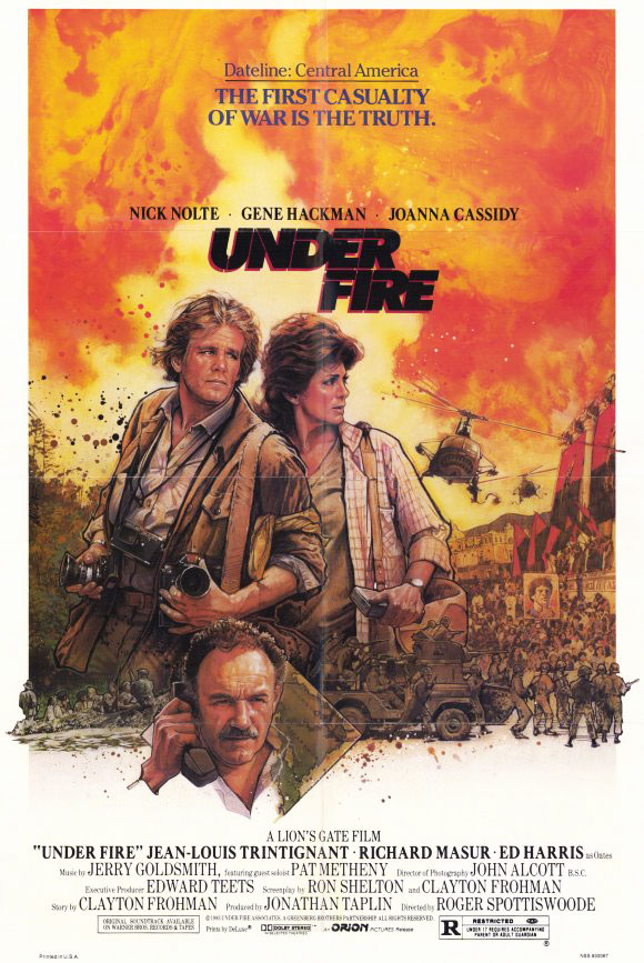 Plakatmotiv (US): Under Fire &ndash; Unter Feuer (1983)