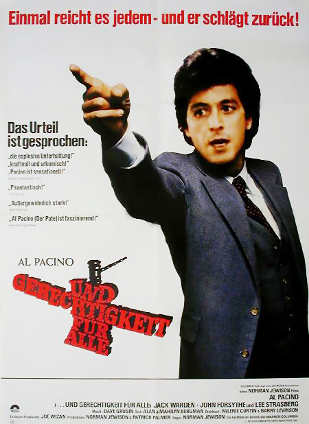 Plakatmotiv: … und Gerechtigkeit für alle (1979) Plakatmotiv: … und Gerechtigkeit für alle (1979)