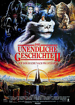 Kinoplakat; Die unendliche Geschichte II - Auf der Suche nach Phantasien