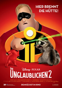 Kinoplakat: Die Unglaublichen 2 (2018) Plakatmotiv: Die Unglaublichen 2 (2018)