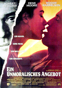 Kinoplakat: Ein unmoralisches Angebot