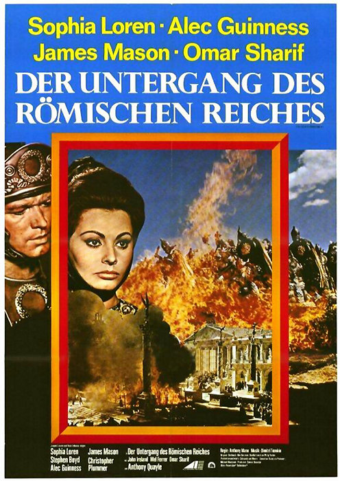 Plakatmotiv: Der Untergang des R&ouml;mischen Reiches (1964)