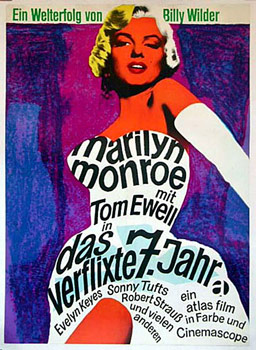 Plakatmotiv: Das verflixte 7. Jahr (1955)