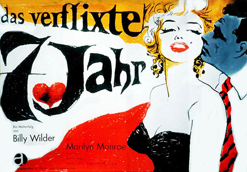 Plakatmotiv: Das verflixte 7. Jahr (1955)
