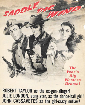 Plakatmotiv (US): Saddle the Wind – Vom Teufel geritten (1958)
