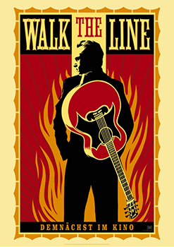 Plakatmotiv: Walk the Line (2005)