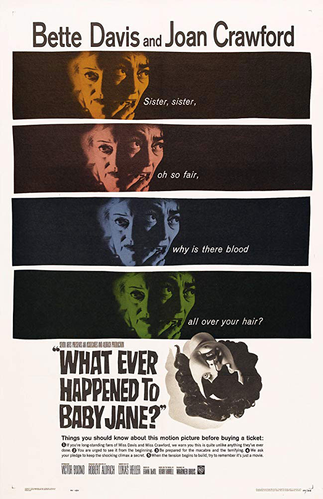 Plakatmotiv (US): What ever happened to Baby Jane? &ndash; Was geschah wirklich mit Baby Jane? (1962)