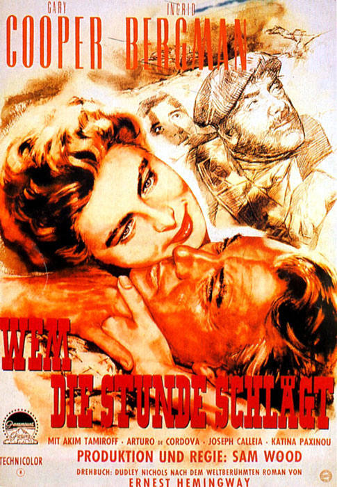 Plakatmotiv: Wem die Stunde schl&auml;gt (1943)