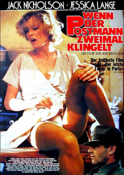 Plakatmotiv: Wenn der Postmann zweimal klingelt (1981)