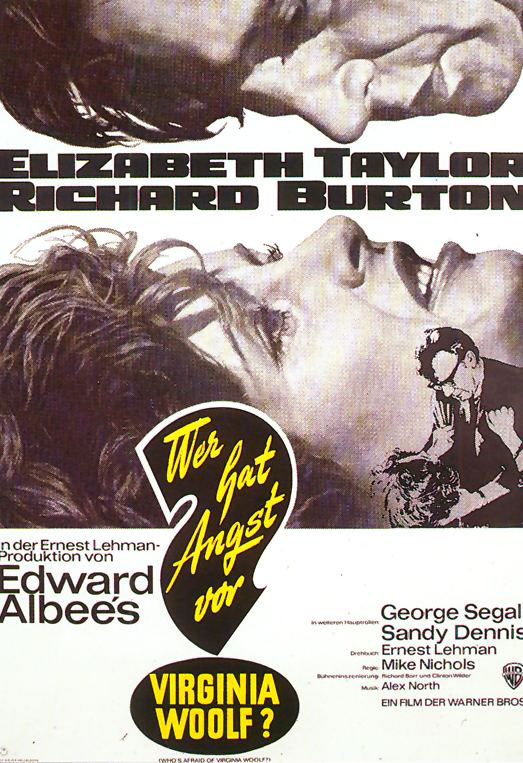 Plakatmotiv: Wer hat Angst vor Virginia Woolf? (1966) Plakatmotiv: Wer hat Angst vor Virginia Woolf? (1966)