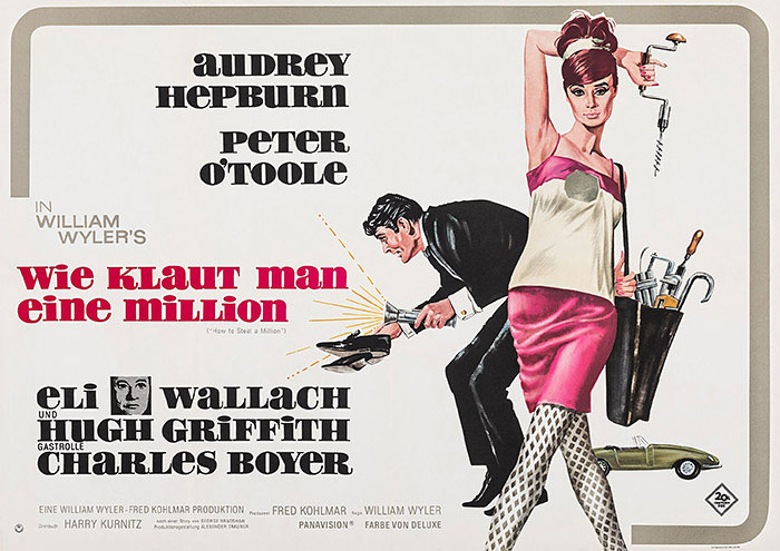 Plakatmotiv: Wie klaut man eine Million? (1966)