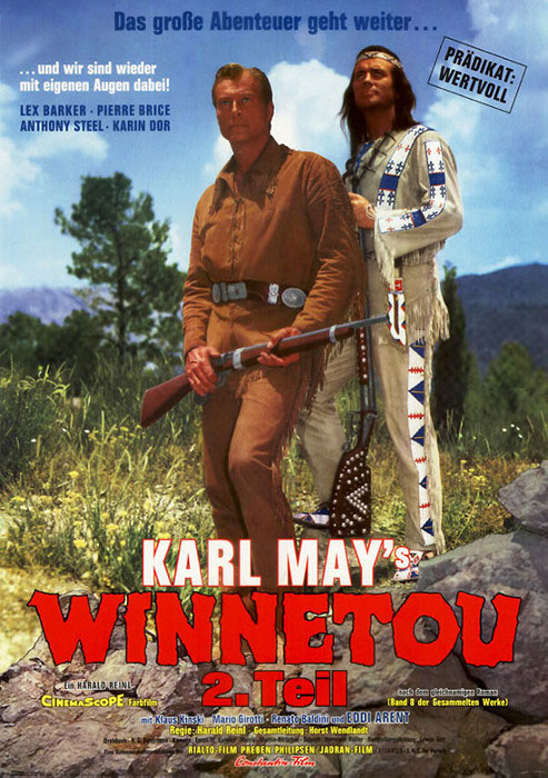 Plakatmotiv: Winnetou (1963) Plakatmotiv: Winnetou, 2. Teil (1964)