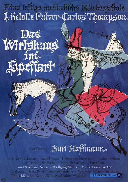 Plakatmotiv: Das Wirtshaus im Spessart (1958)