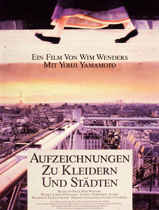 Plakatmotiv: Yamamoto &ndash; Aufzeichnungen zu Kleidern und St&auml;dten (1989)