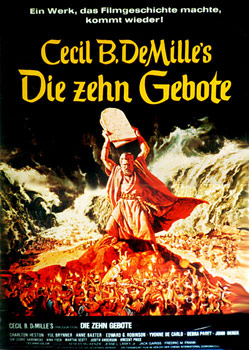 Plakatmotiv (Wiederauff&uuml;hrung 1972): Die zehn Gebote (1956)