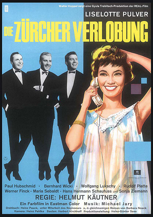 Plakatmotiv: Die Z&uuml;rcher Verlobung (1957)