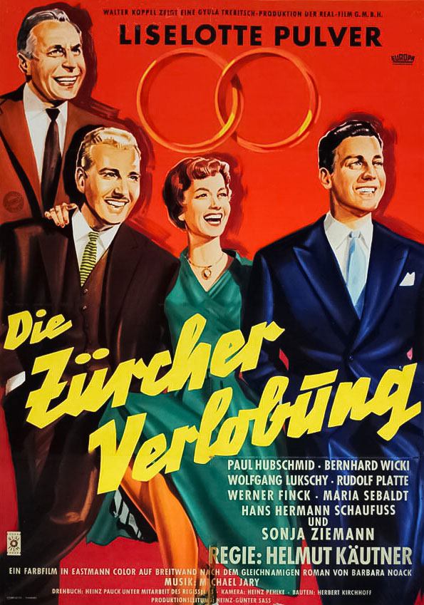 Plakatmotiv: Die Z&uuml;rcher Verlobung (1957)
