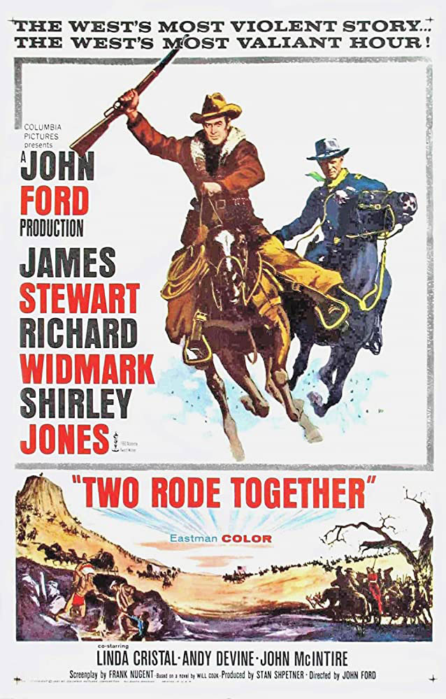 Plakatmotiv (US): Two rode together &ndash; Zwei ritten zusammen (1961)